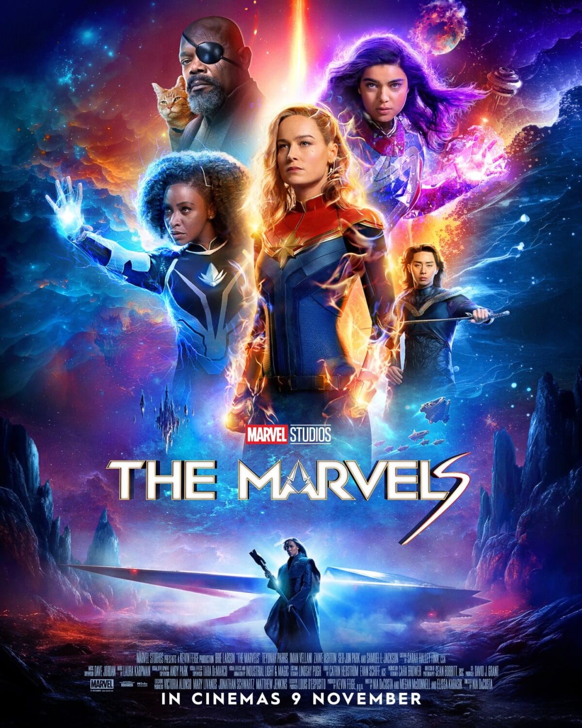 The Marvels poster